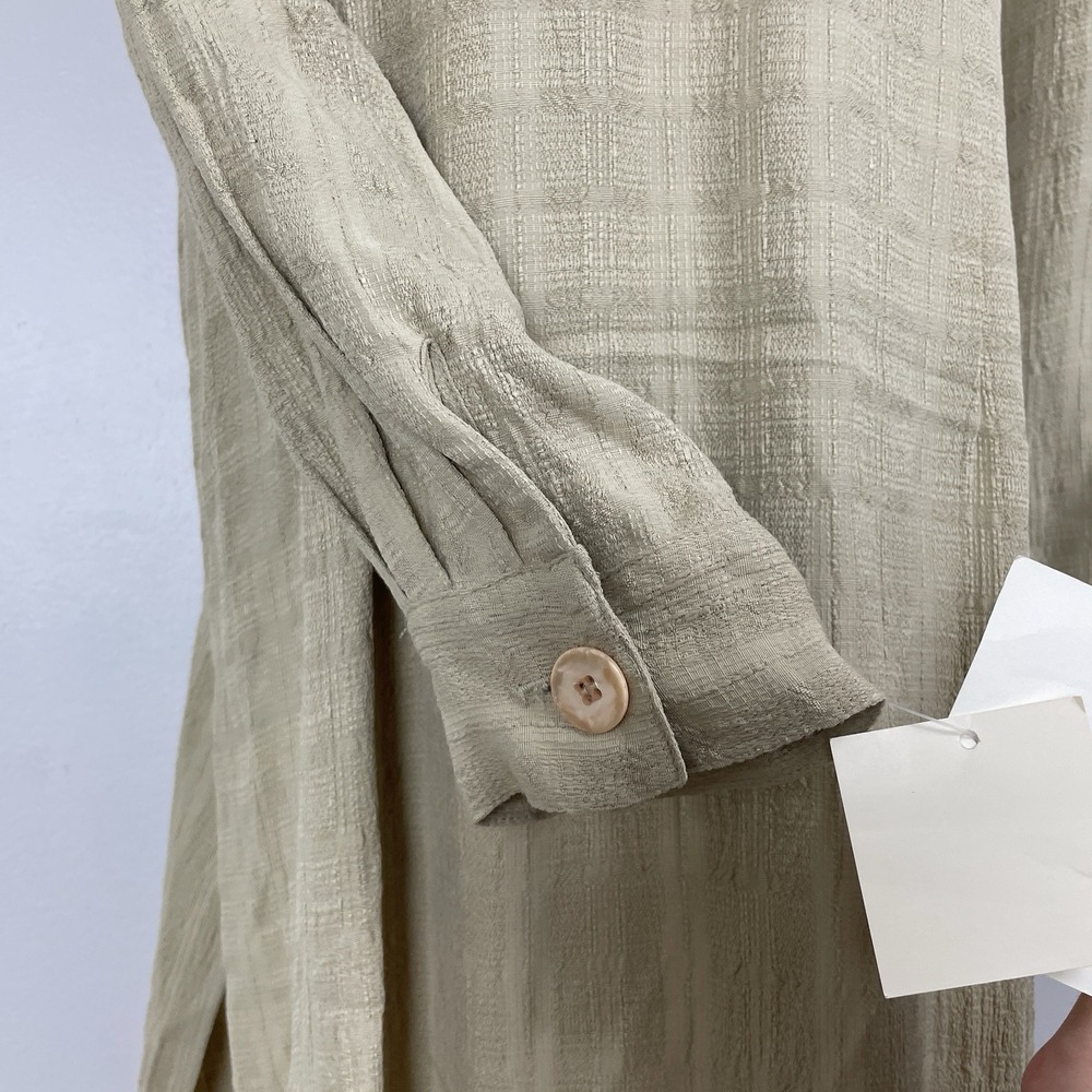 NWT VTG Wild Rose Duster Cardigan Maxi Dress Womens L/XL 18 Knitwear Button Slit - Picture 4 of 16